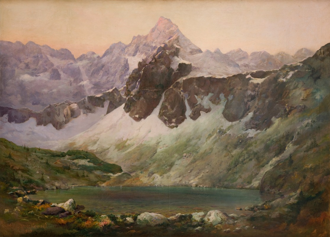 Aleksander Mroczkowski - The Morskie Oko Lake