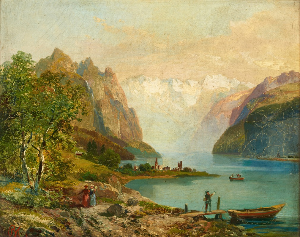 Bernhard Michling - Wallenstättersee (Lake of Wallenstat)