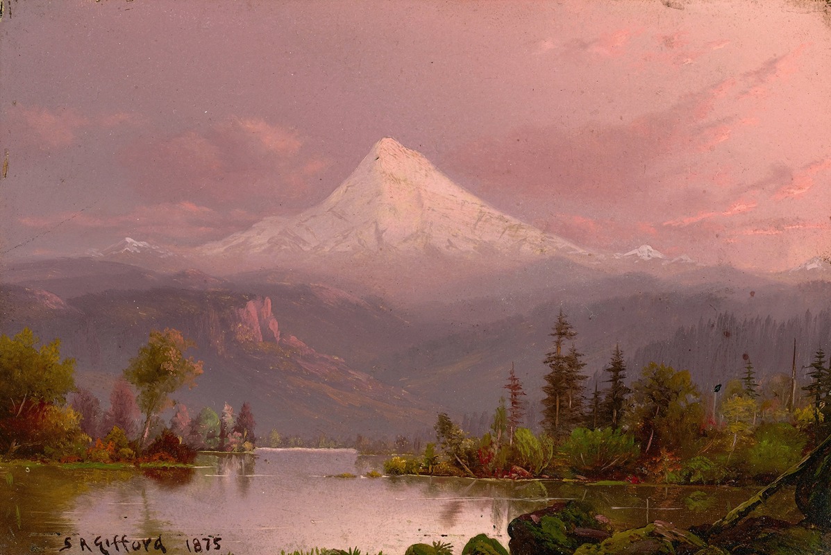 Circle Of Sanford Robinson Gifford - Mount Hood, Oregon