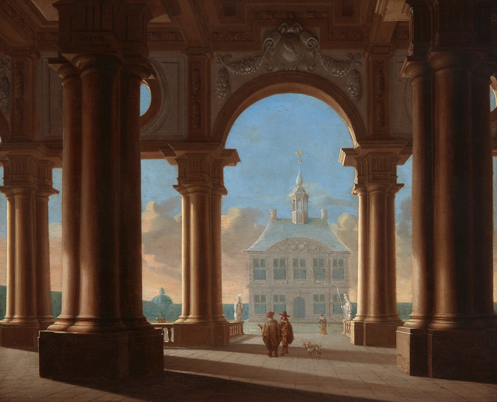 Daniël de Blieck - Palace Entrance – Architectural Study