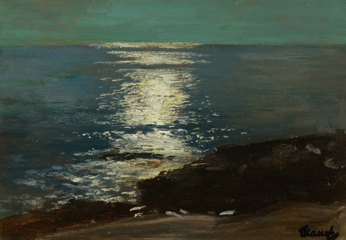 Frederick Judd Waugh - Moonlight on the Sea
