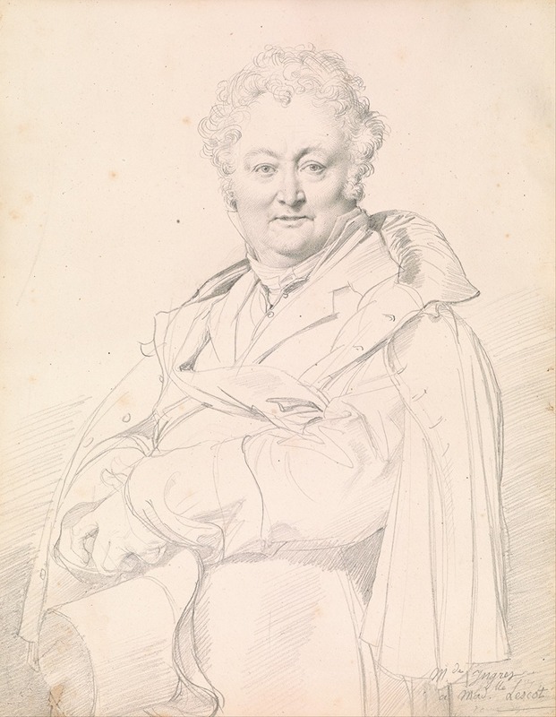 Jean Auguste Dominique Ingres - Portrait of Guillaume Guillon-Lethière