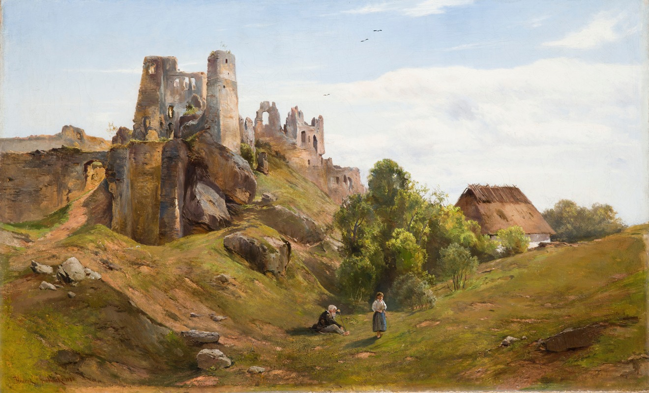 Henryk Grabiński - Ruins of Odrzykoń