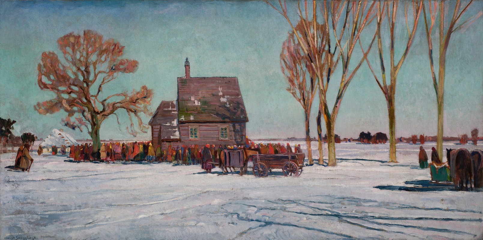 Henryk Szczygliński - Winter Landscape