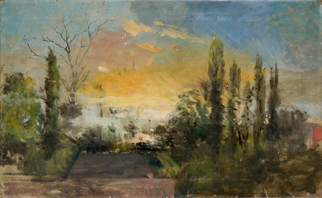 Hipolit Lipiński - Landscape from Rabka