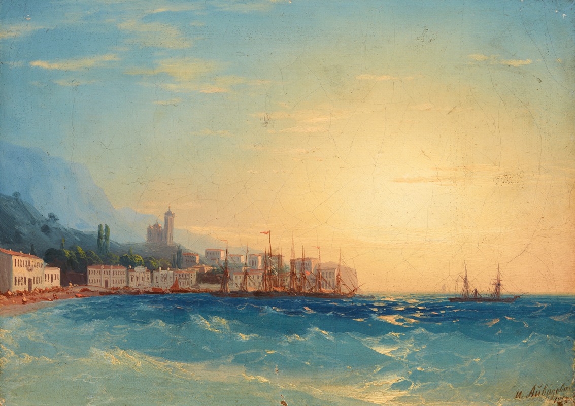 Ivan Konstantinovich Aivazovsky - Harbor with Ships
