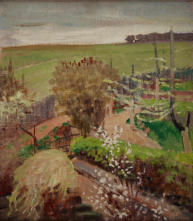 Jacek Malczewski - Spring Landscape from the Countryside