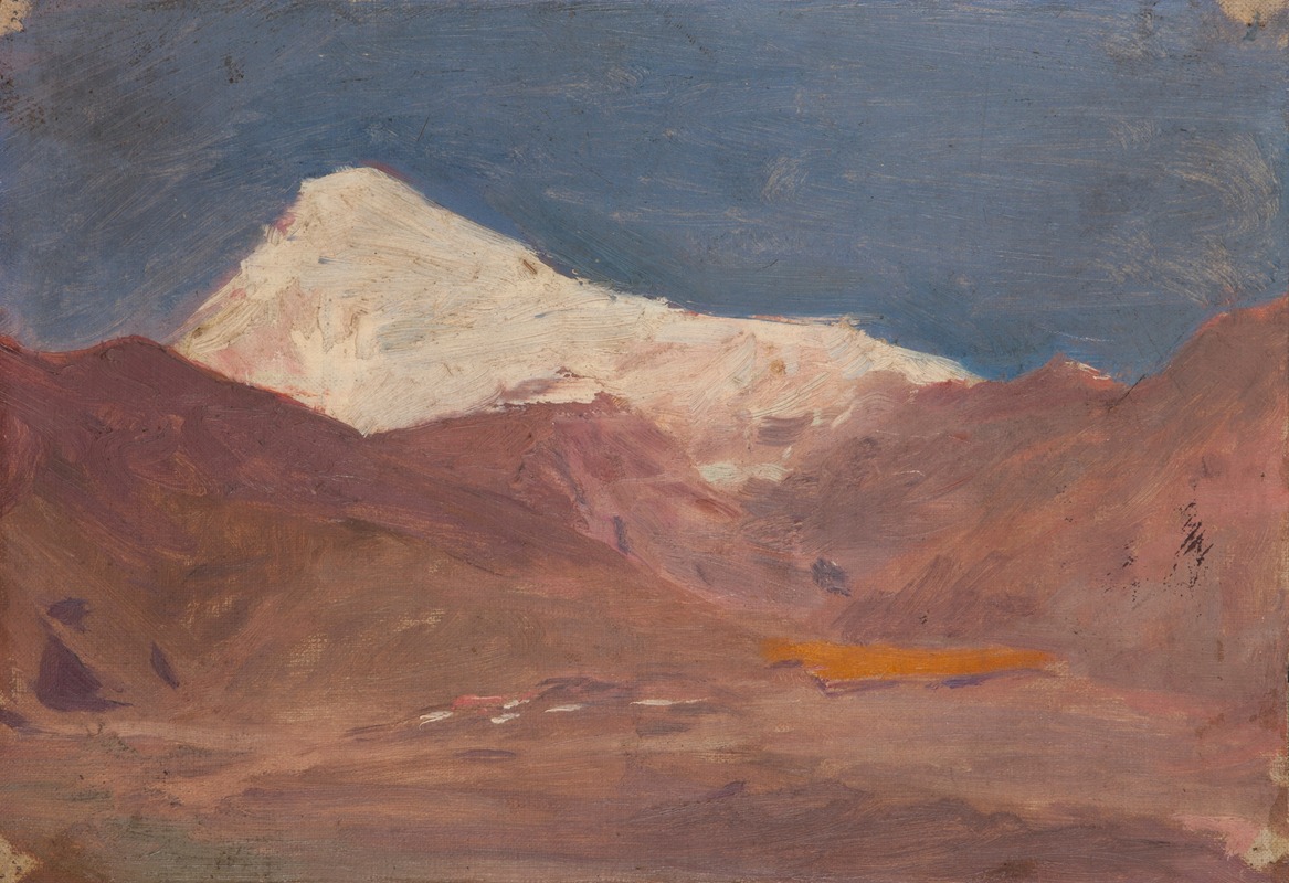 Jan Ciągliński - The Caucasus (Mount Kazbek)
