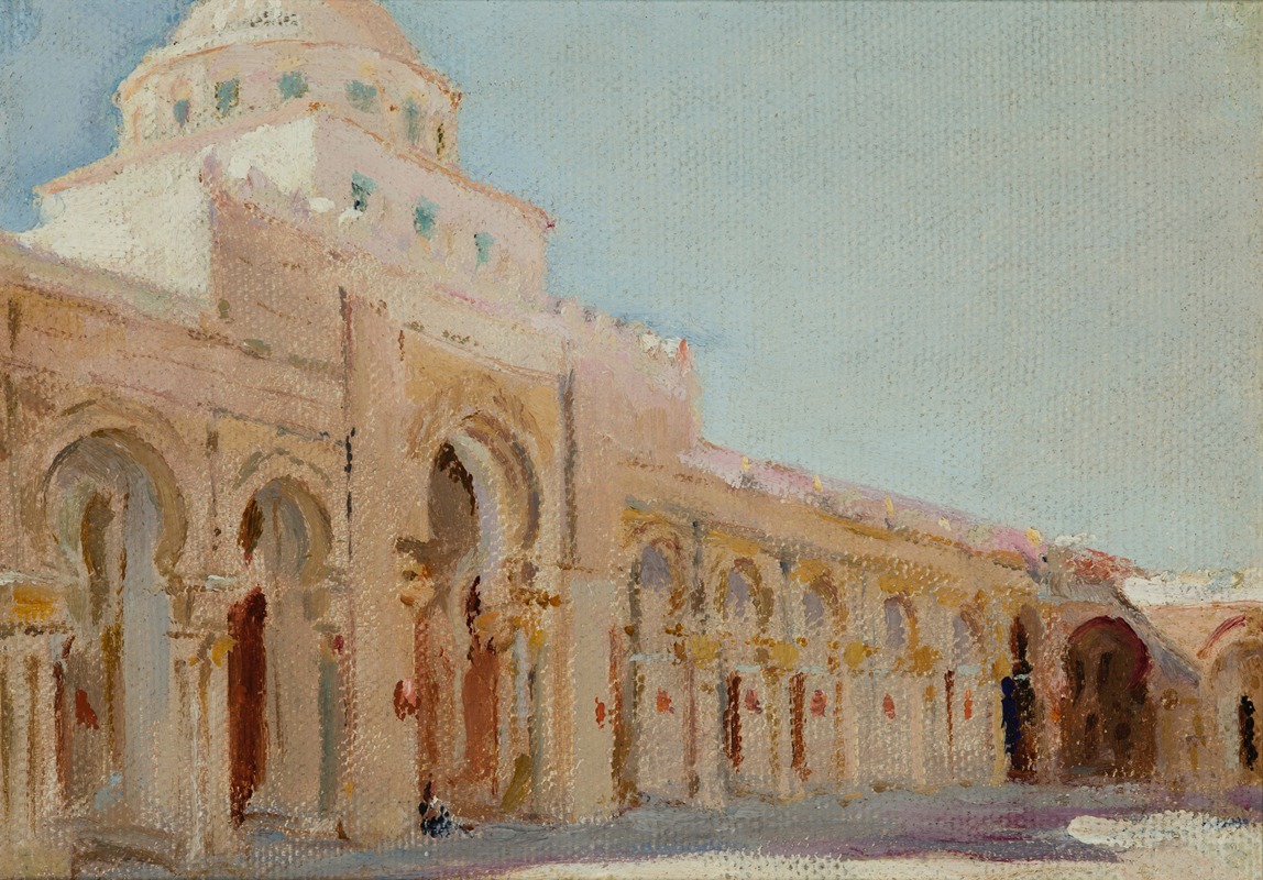 Jan Ciągliński - The Great Mosque of Kairouan – Tunis.