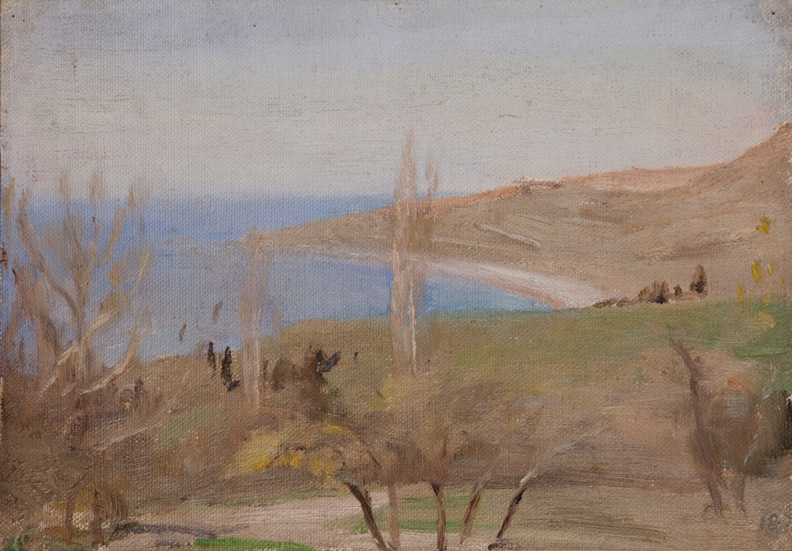 Jan Ciągliński - Yalta (Spring – Poplars)