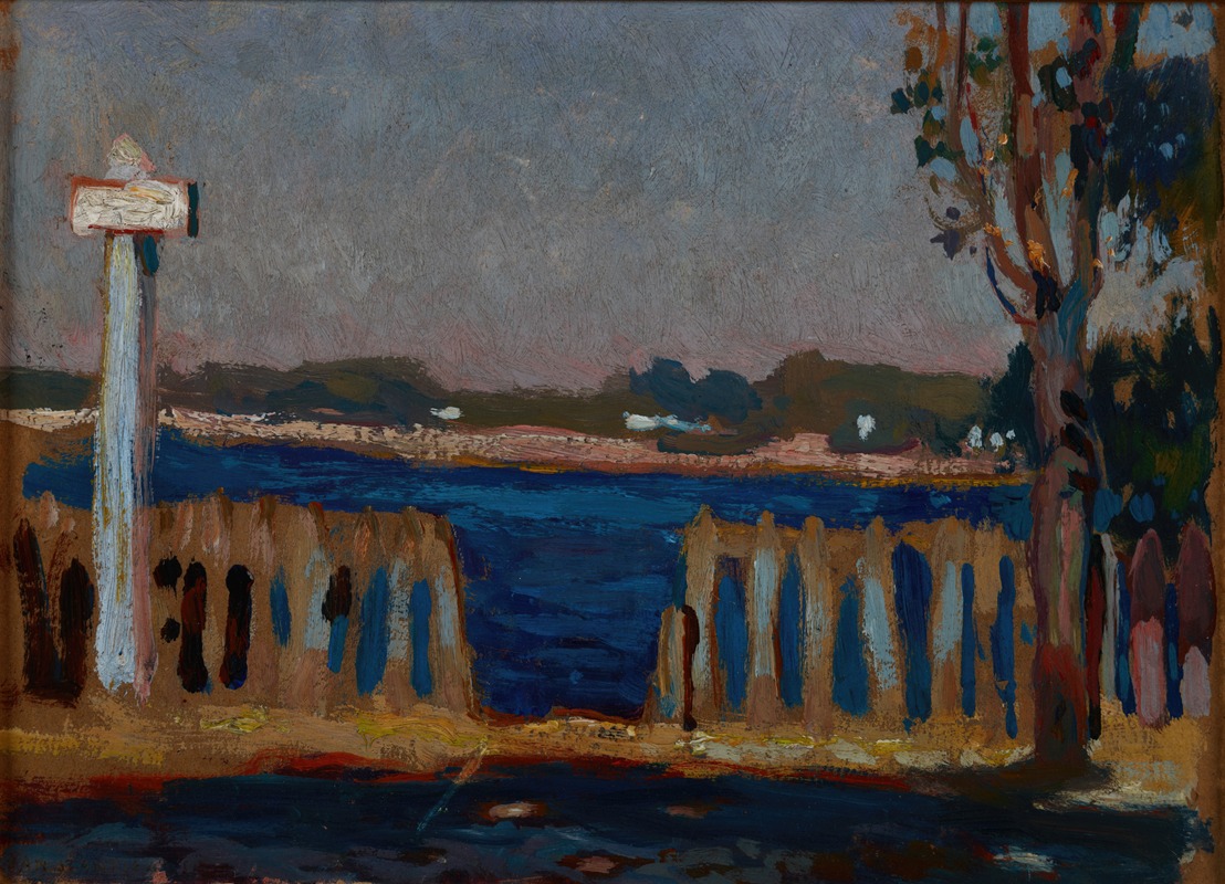 Jan Stanislawski - Fence on the River