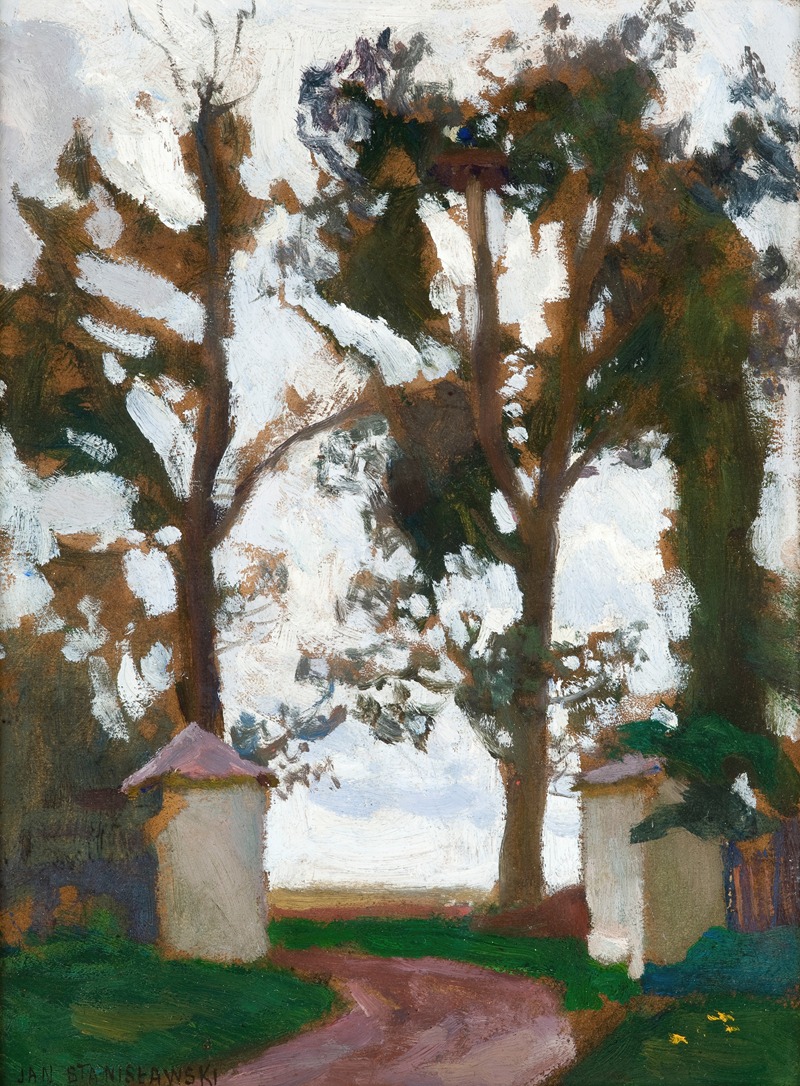Jan Stanislawski - Gate Among Trees