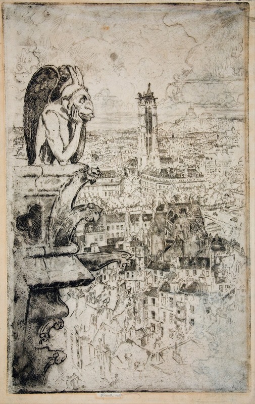 Joseph Pennell - Paris from Notre-Dame