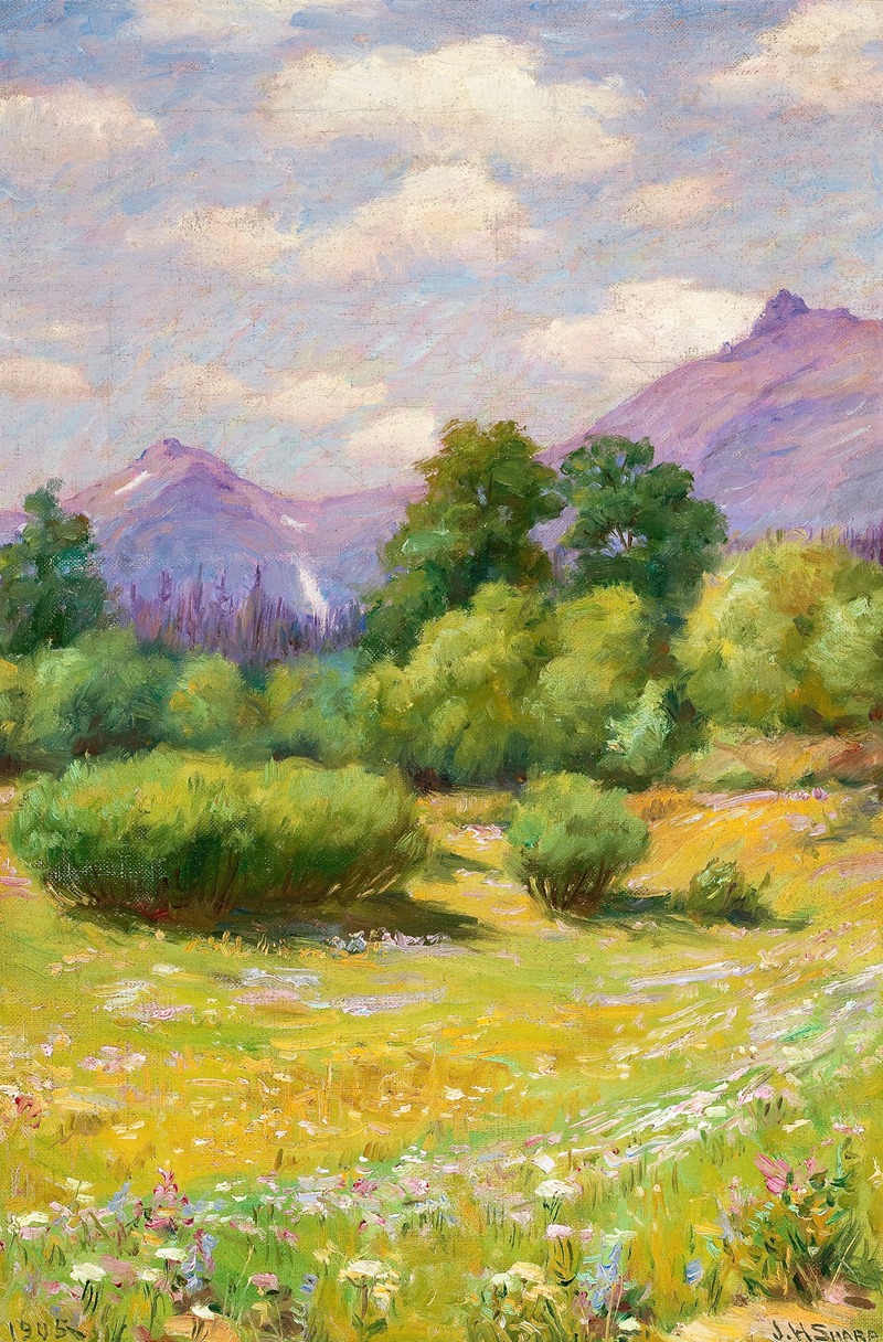 Joseph Henry Sharp - Landscape of Glacier Joseph Henry