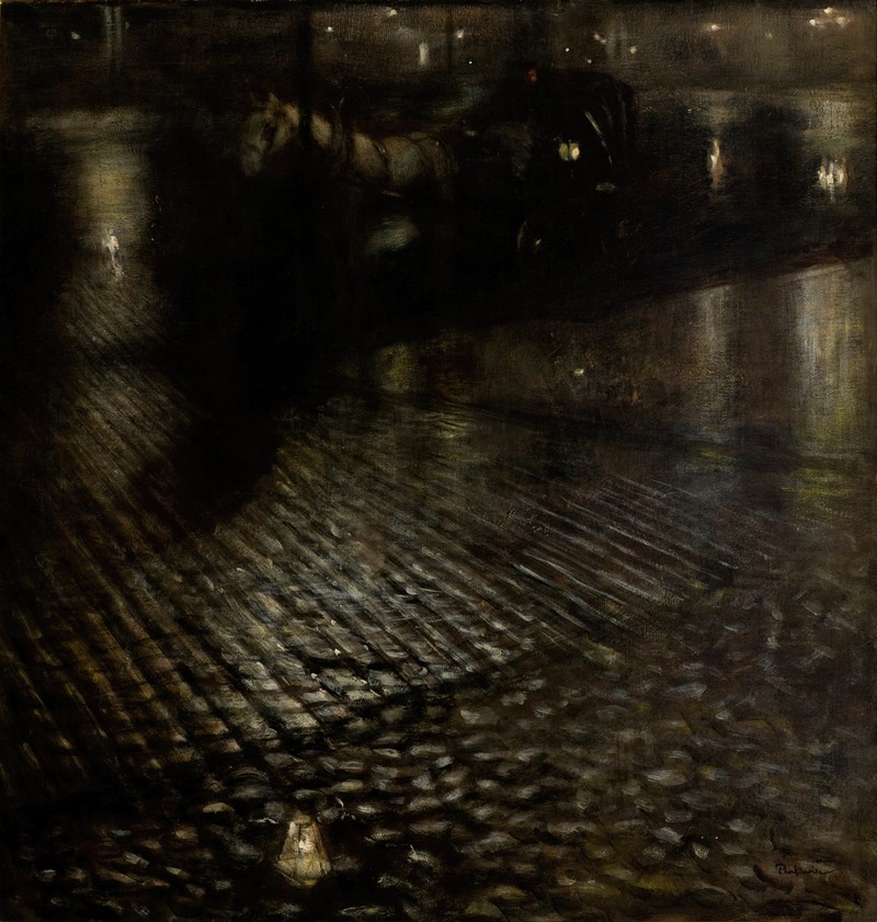 Józef Pankiewicz - Cab in the Rain