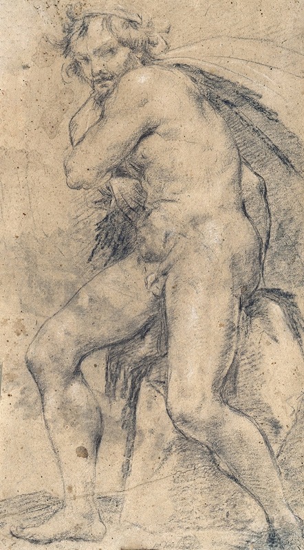 Ludovico Carracci - Male Nude (Hercules)