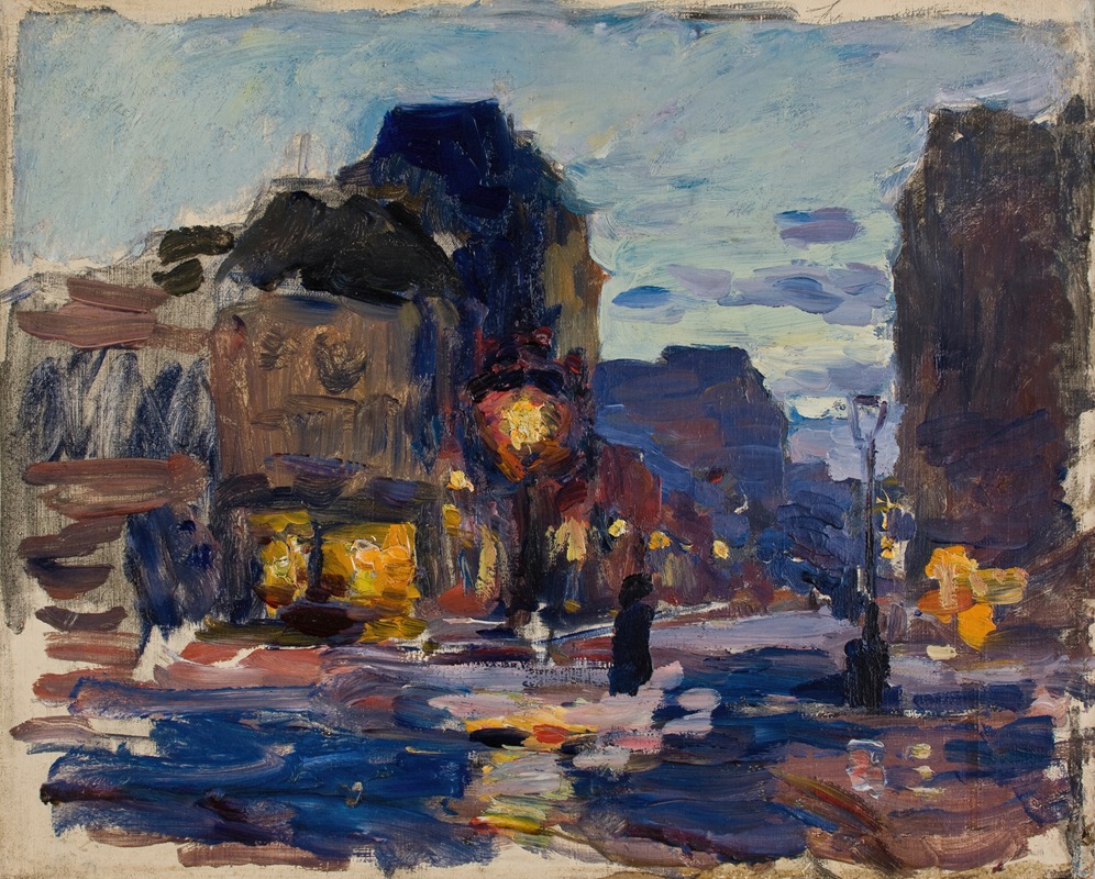 Ludwik de Laveaux - Street in Paris