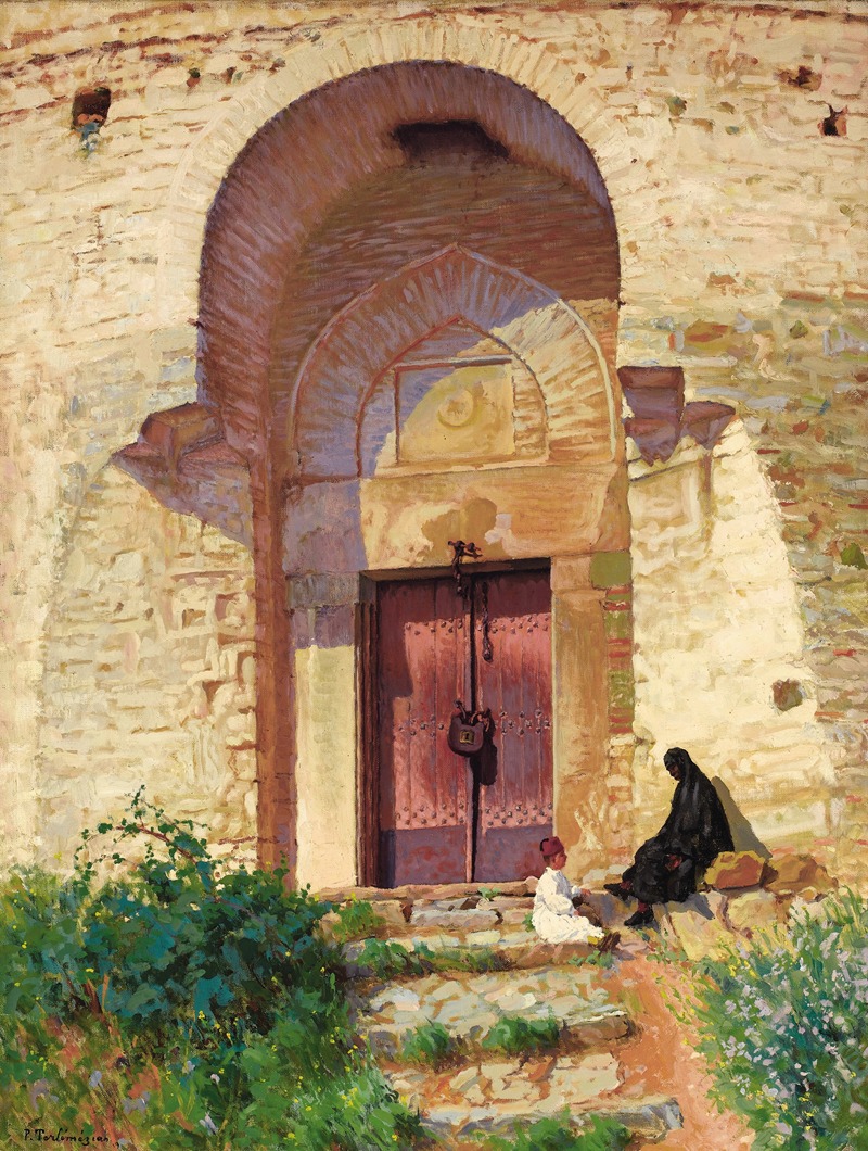 Panos Terlemezian - Entrance to the Mosque