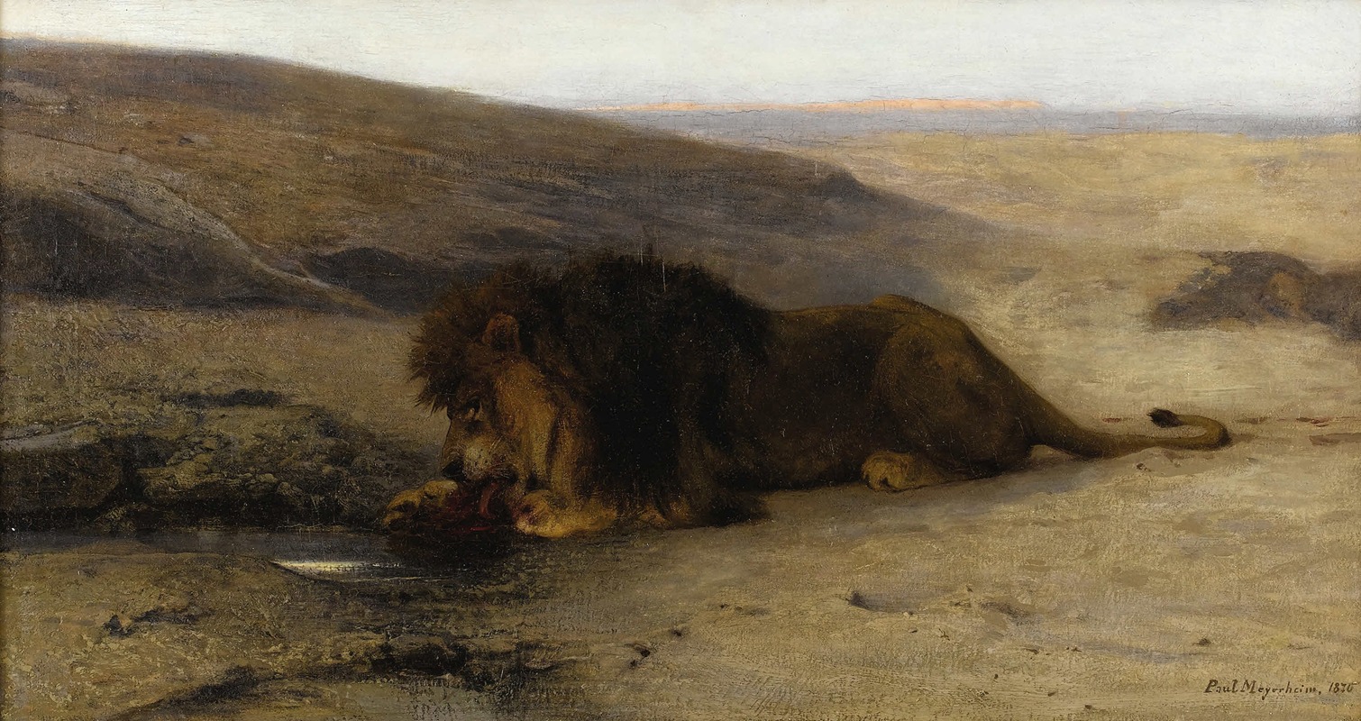 Paul Friedrich Meyerheim - The Lion