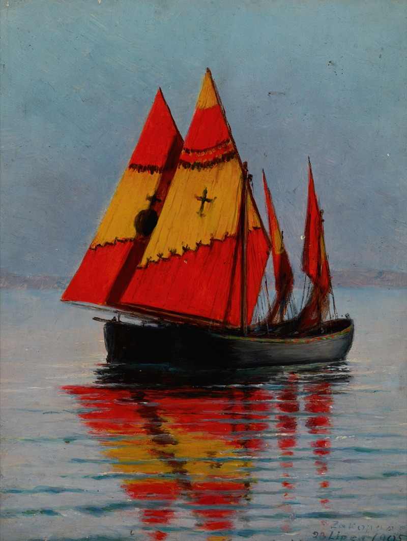 Stanisław Witkiewicz - Boats on the Sea