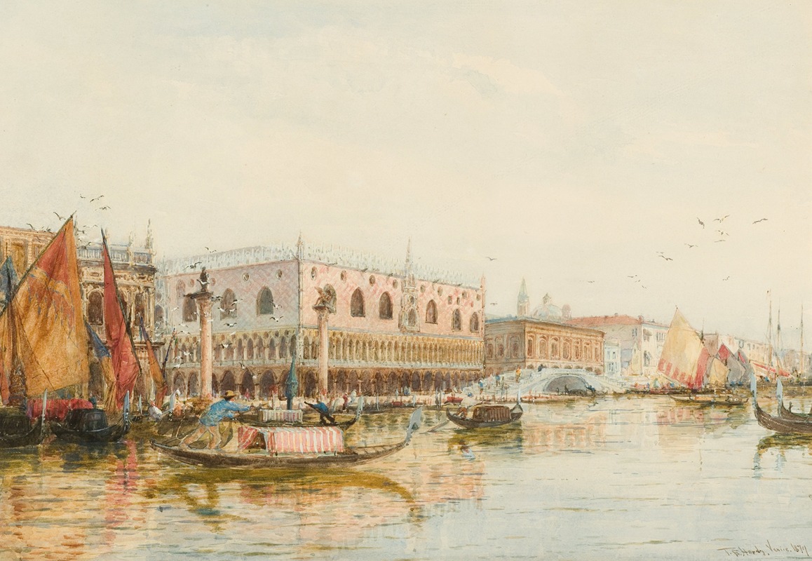 Thomas Bush Hardy - The Grand Canal, Venice