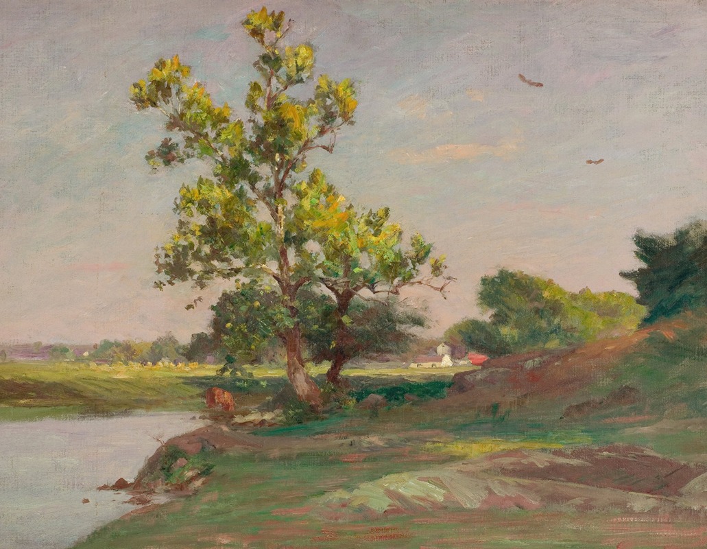 Walter A. Clark - Landscape with River