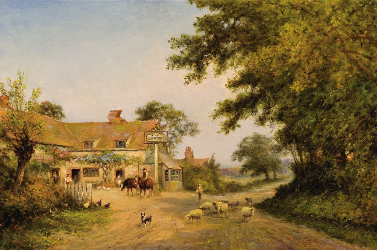 Walter Wallor Caffyn - Untitled (Village Scene)