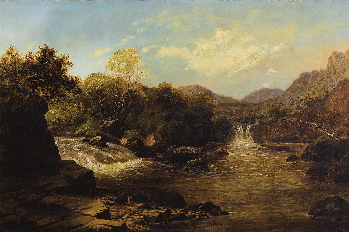 William Henry Mander - On the Llugwy, North Wales