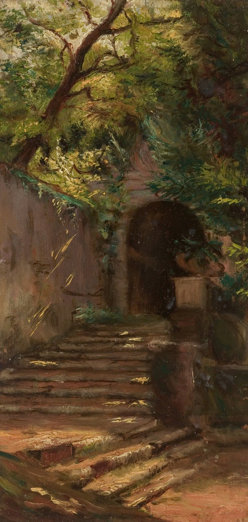 Carl-August Lebsche - Sun-Dappled Steps