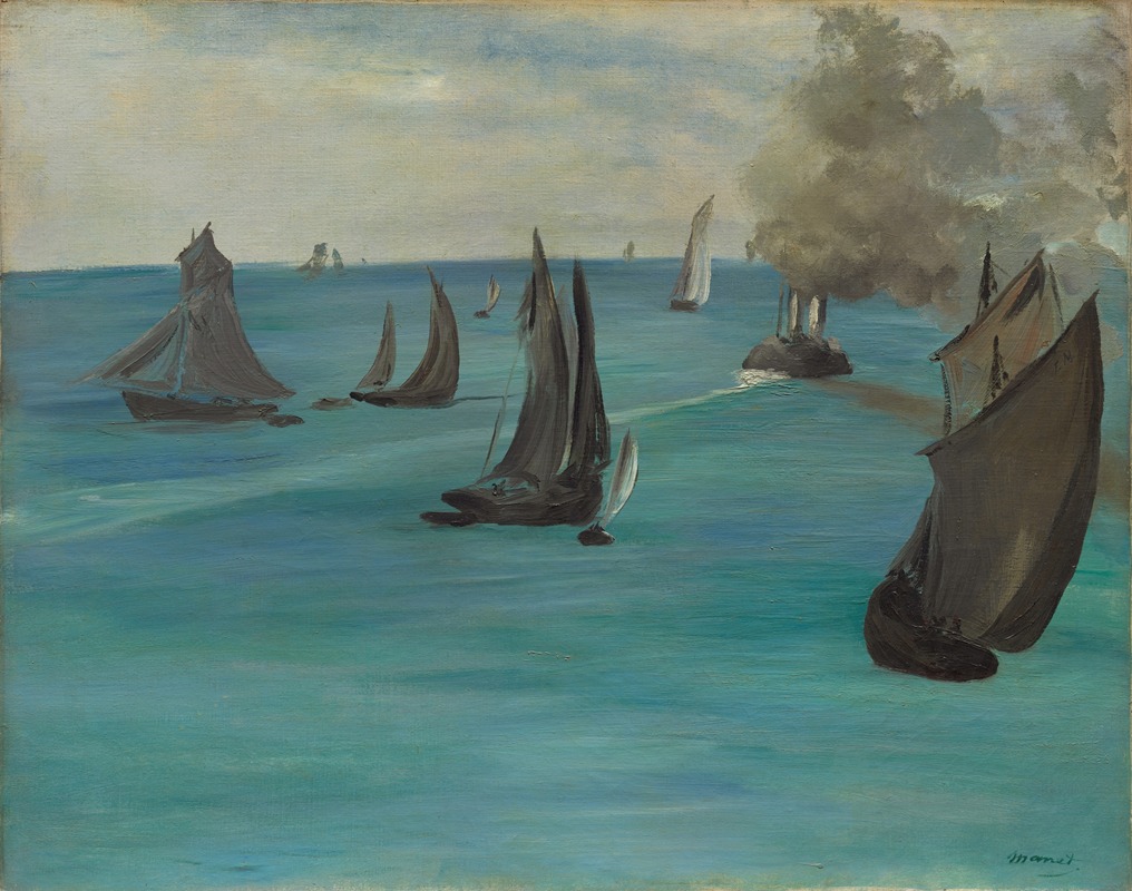 Édouard Manet - Sea View, Calm Weather (Vue de mer, temps calme)