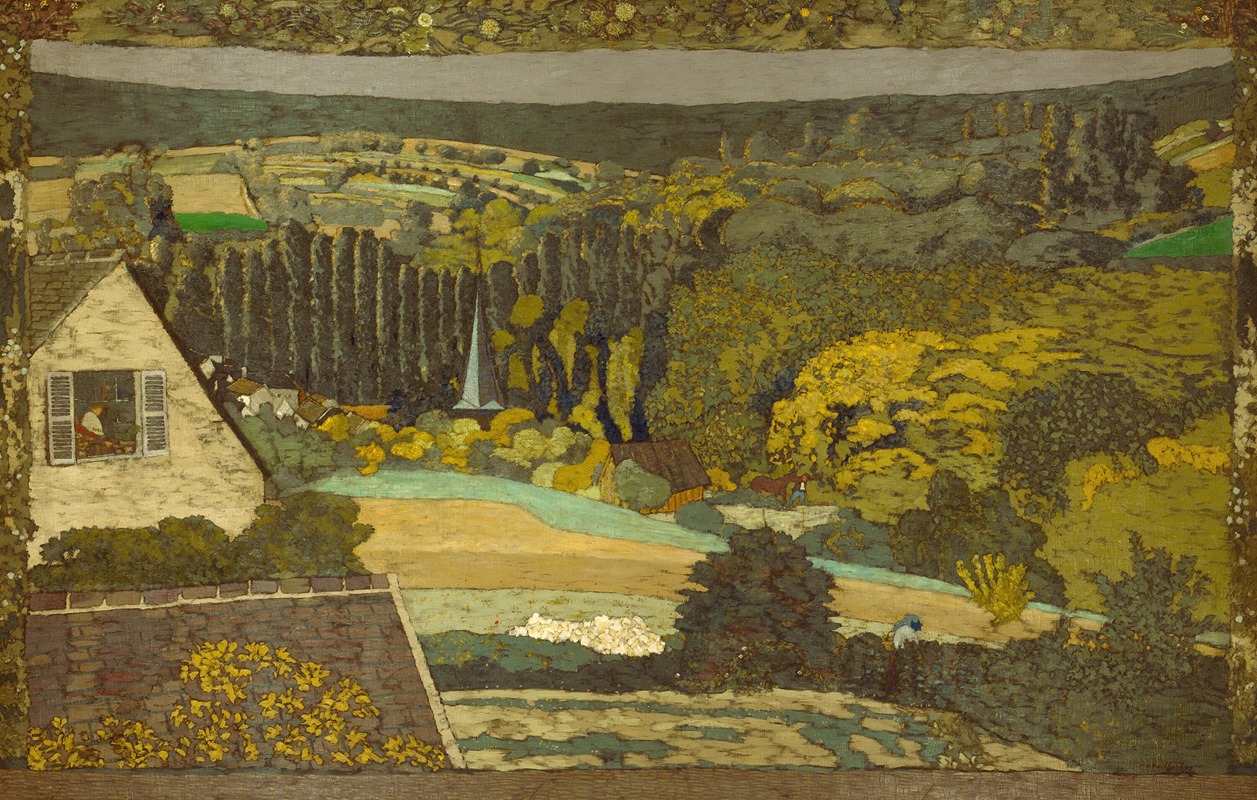 Édouard Vuillard - Landscape; Window Overlooking the Woods