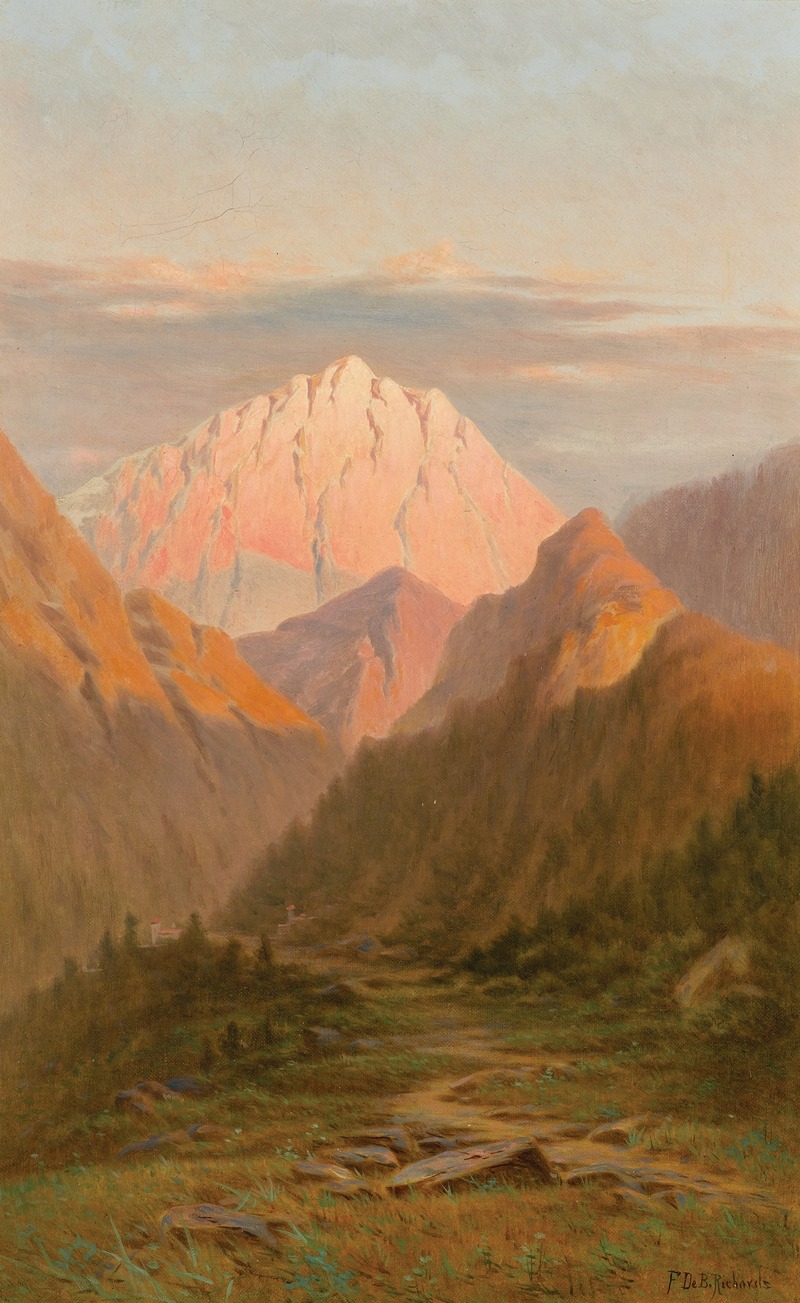 Frederick Debourg Richards - Western Mountains
