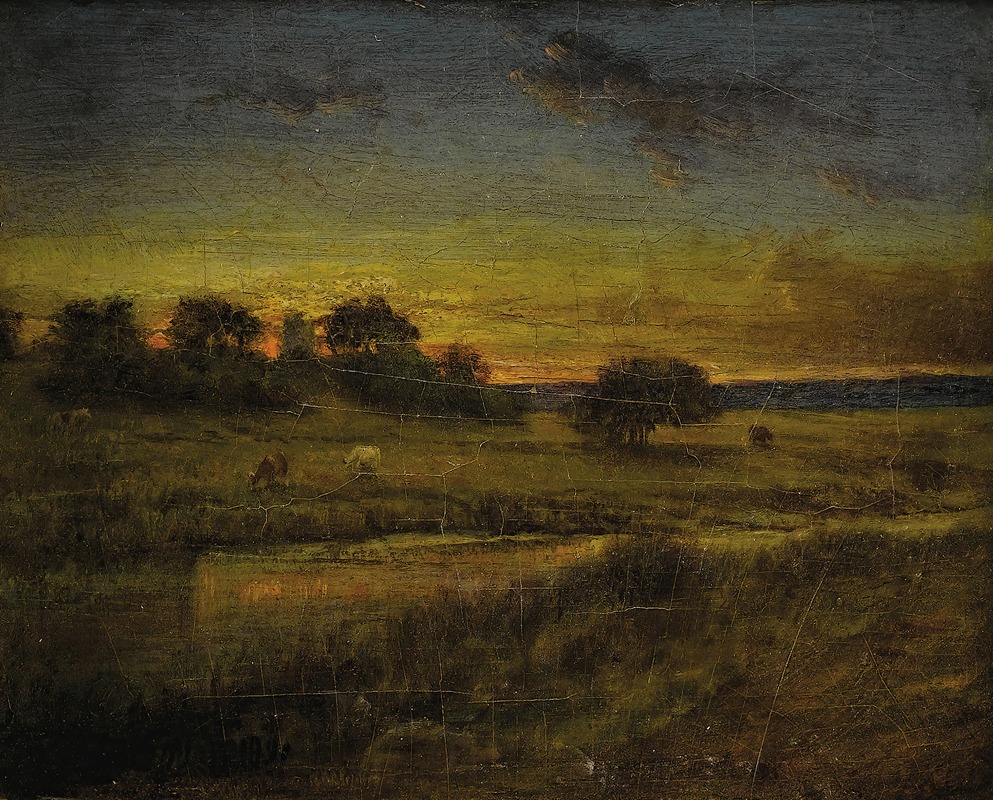 George Inness - Pasture at Dawn