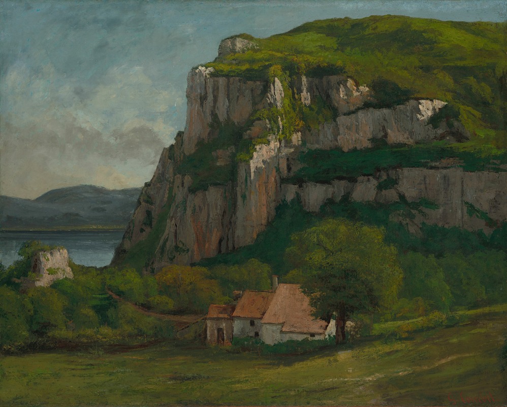 Gustave Courbet - The Rock of Hautepierre