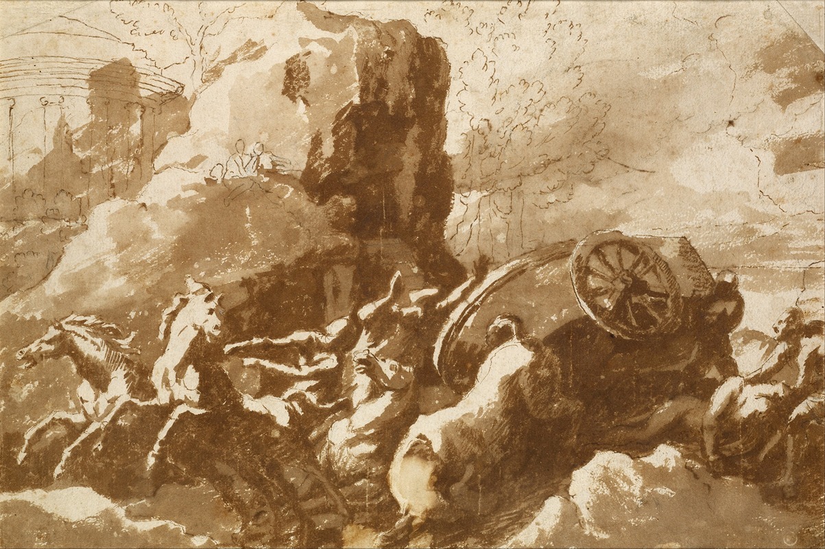 Nicolas Poussin - The Death of Hippolytus