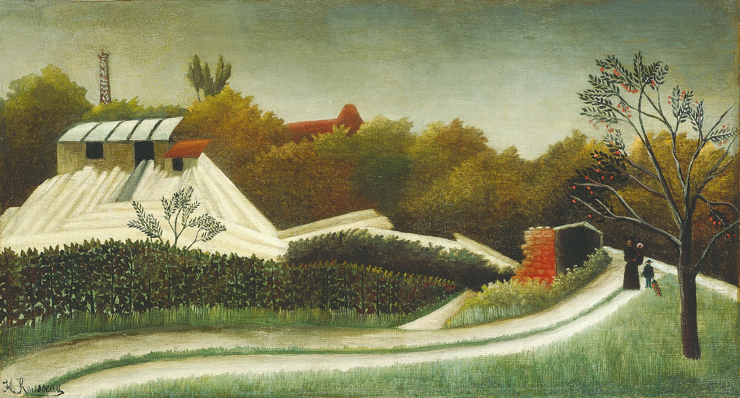 Henri Rousseau - Sawmill, Outskirts of Paris