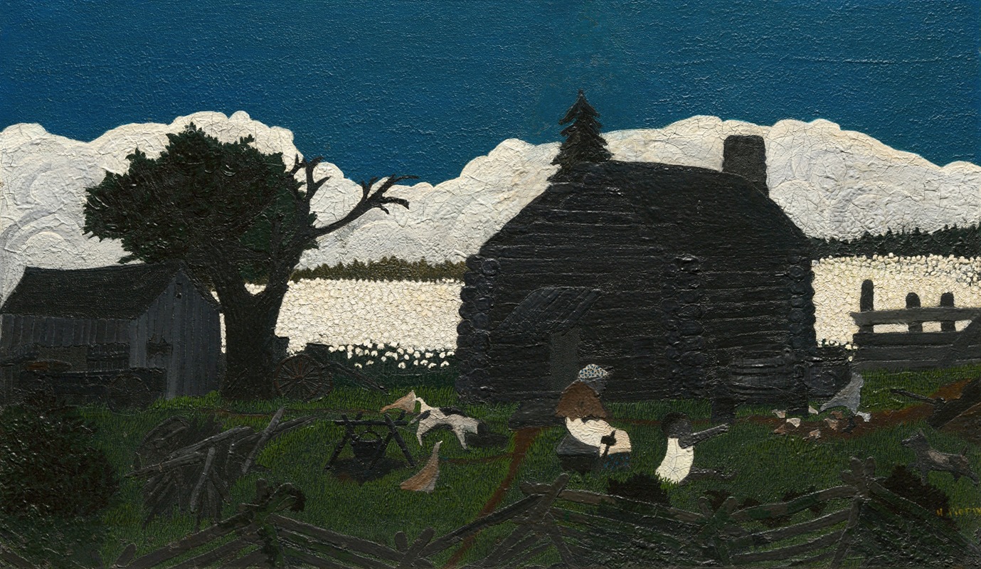 Horace Pippin - Cabin in the Cotton