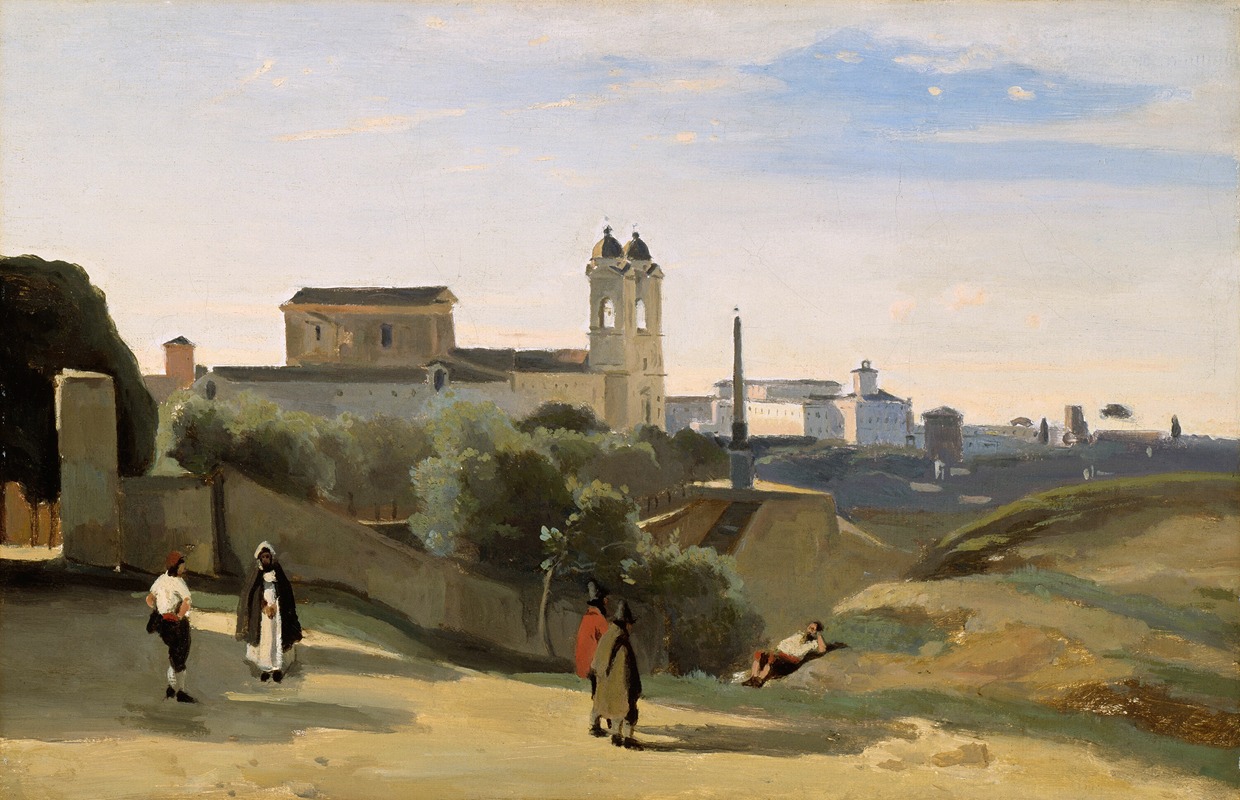 Jean-Baptiste-Camille Corot - Monte Pincio, Rome