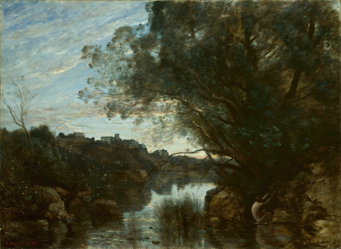 Jean-Baptiste-Camille Corot - Souvenir of the Environs of Lake Nemi