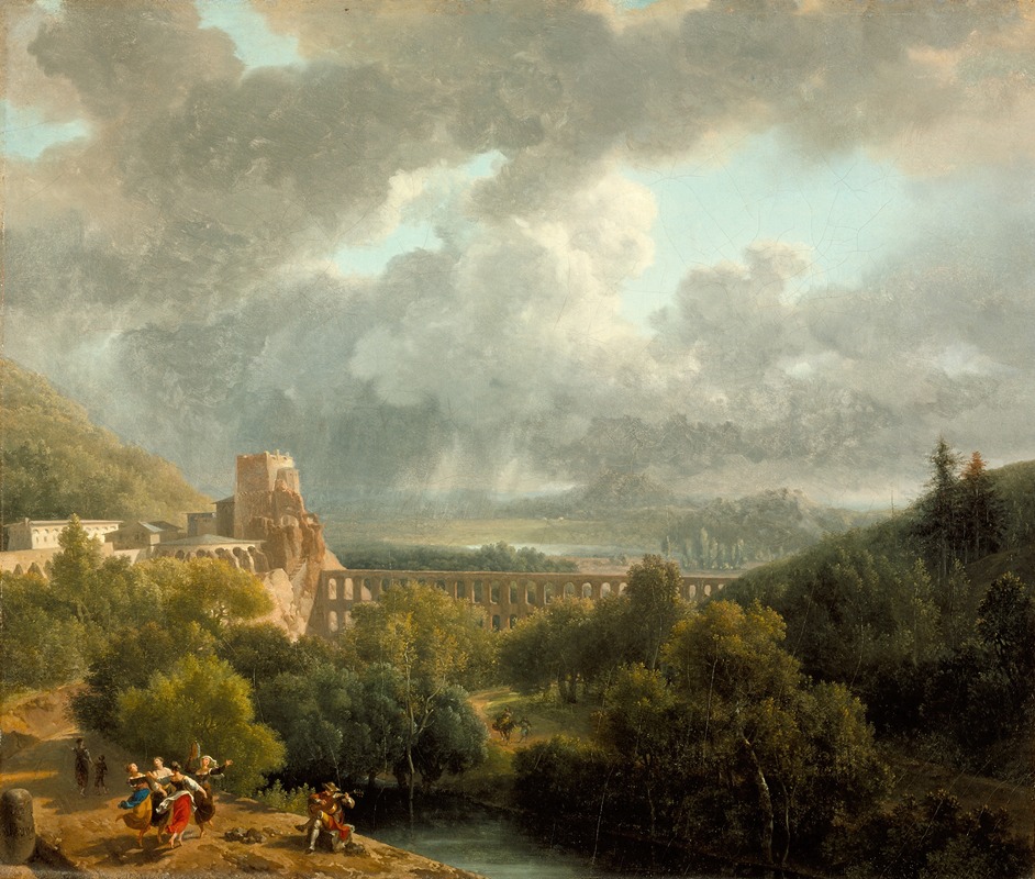 Nicolas-Antoine Taunay - Landscape with an Aqueduct