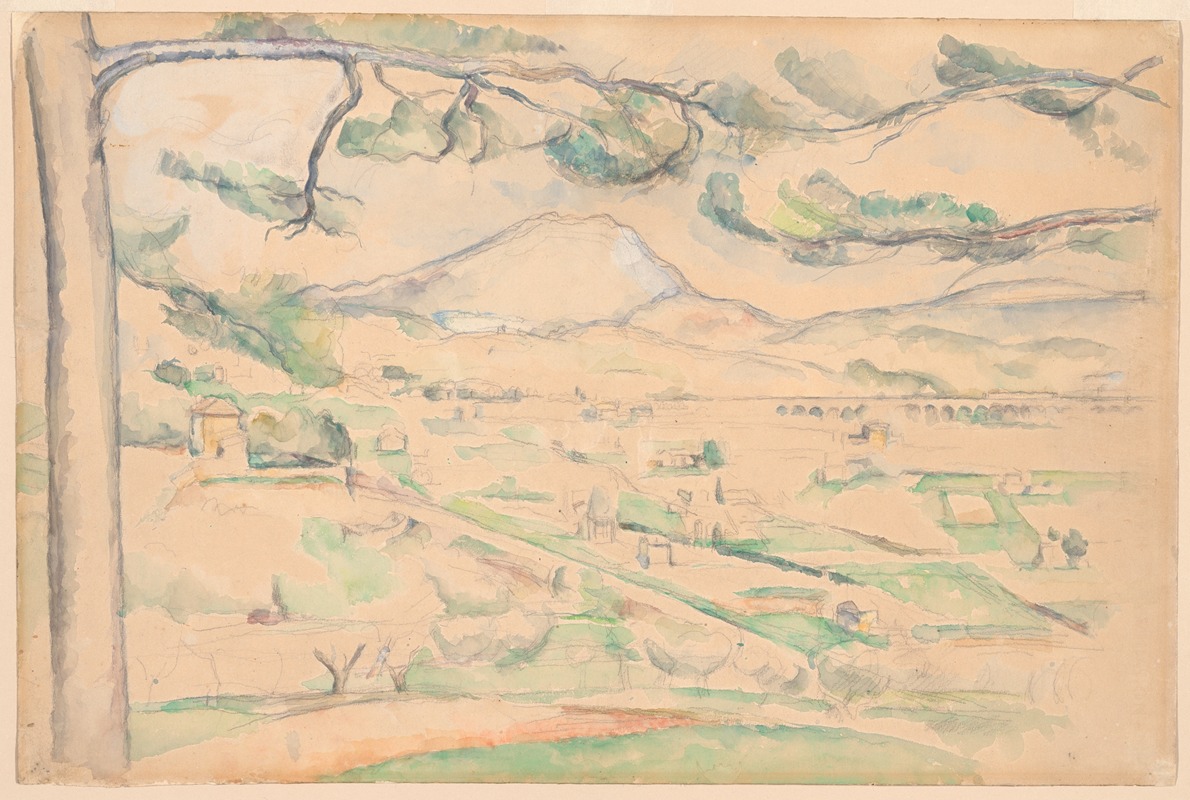 Paul Cézanne - Montagne Saint-Victoire (The Arc Valley)