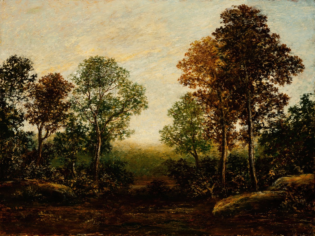 Ralph Albert Blakelock - Landscape with Trees