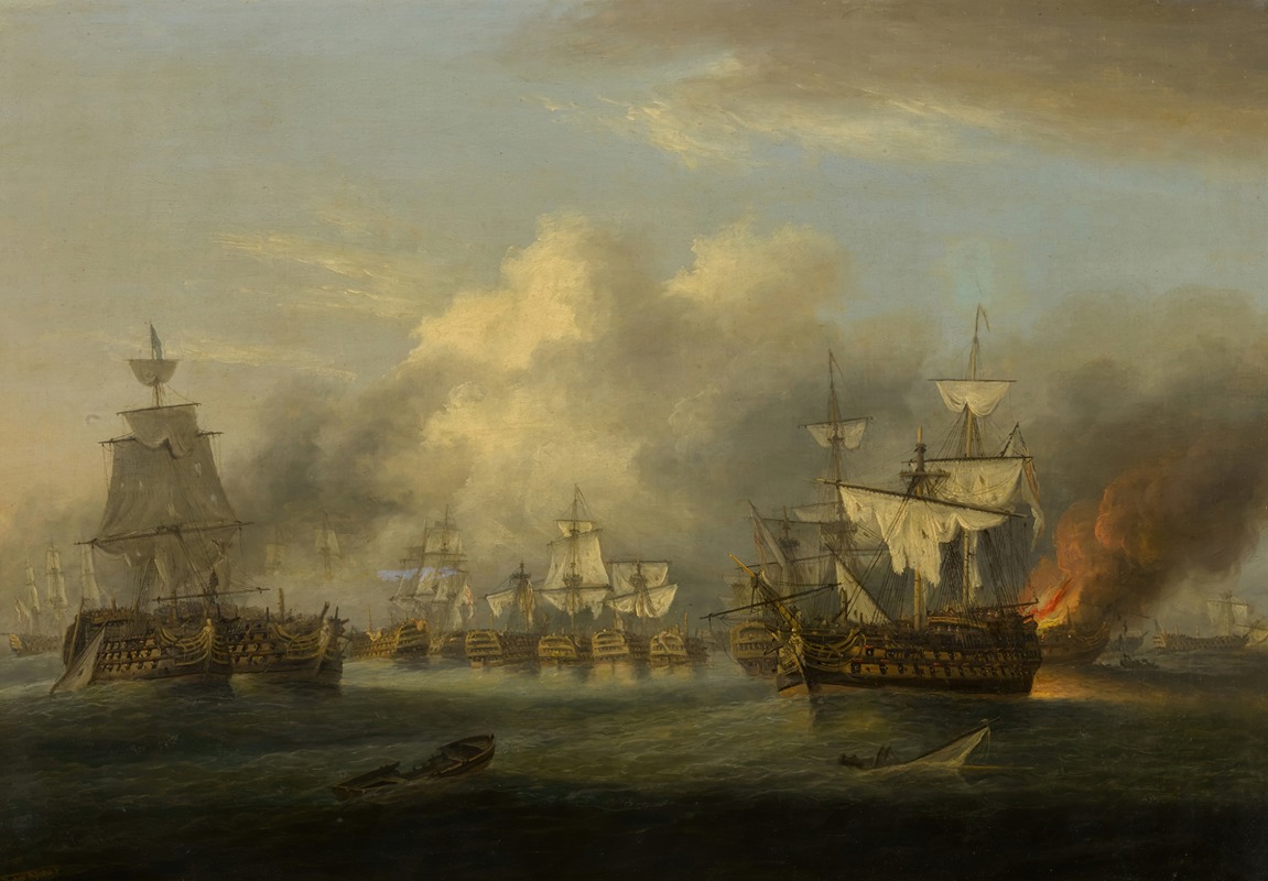 Thomas Luny - End of the Battle of Trafalgar, 1805
