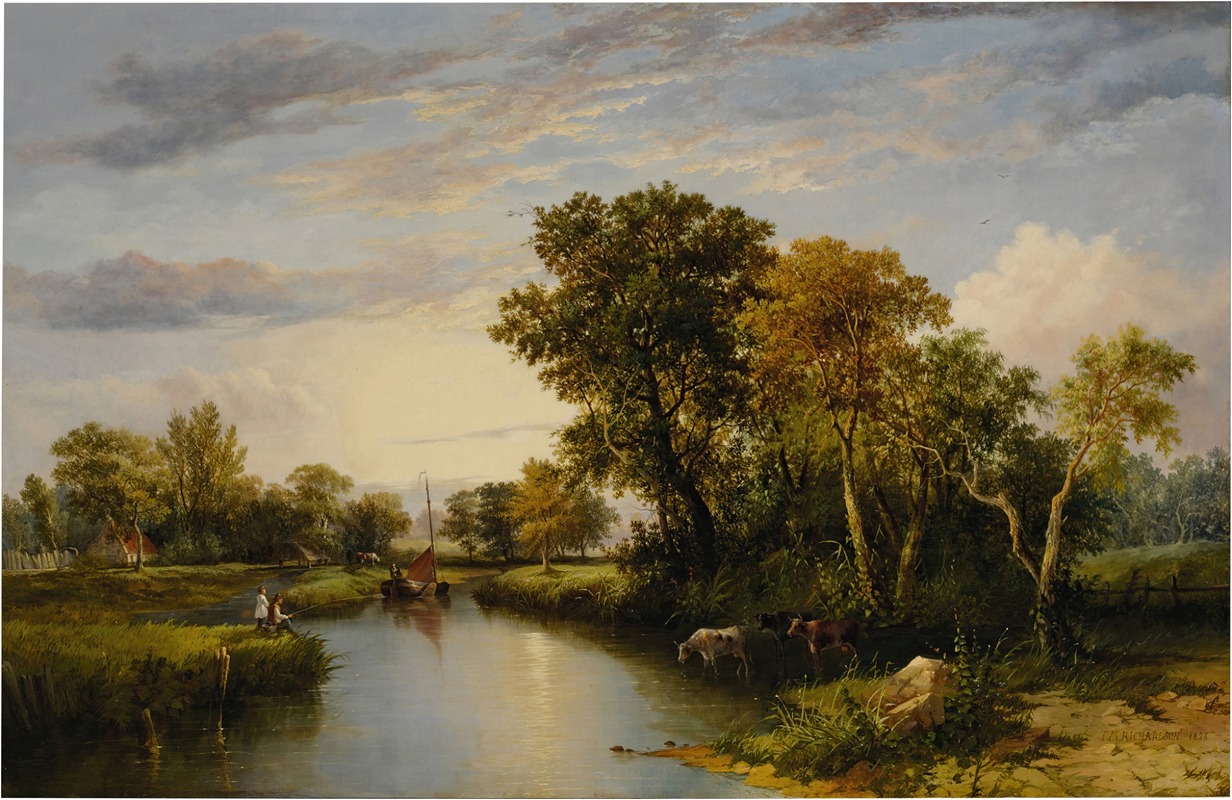 Thomas Miles Richardson - The Thames Valley