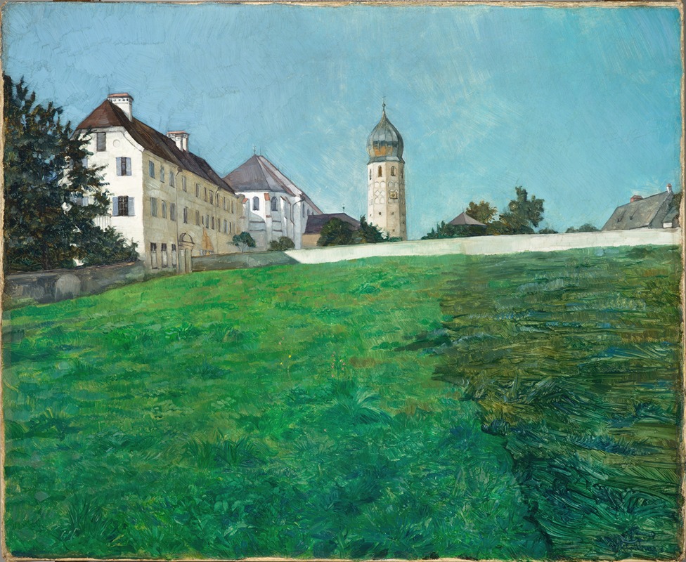 Wilhelm Trübner - A View of Frauenchiemsee