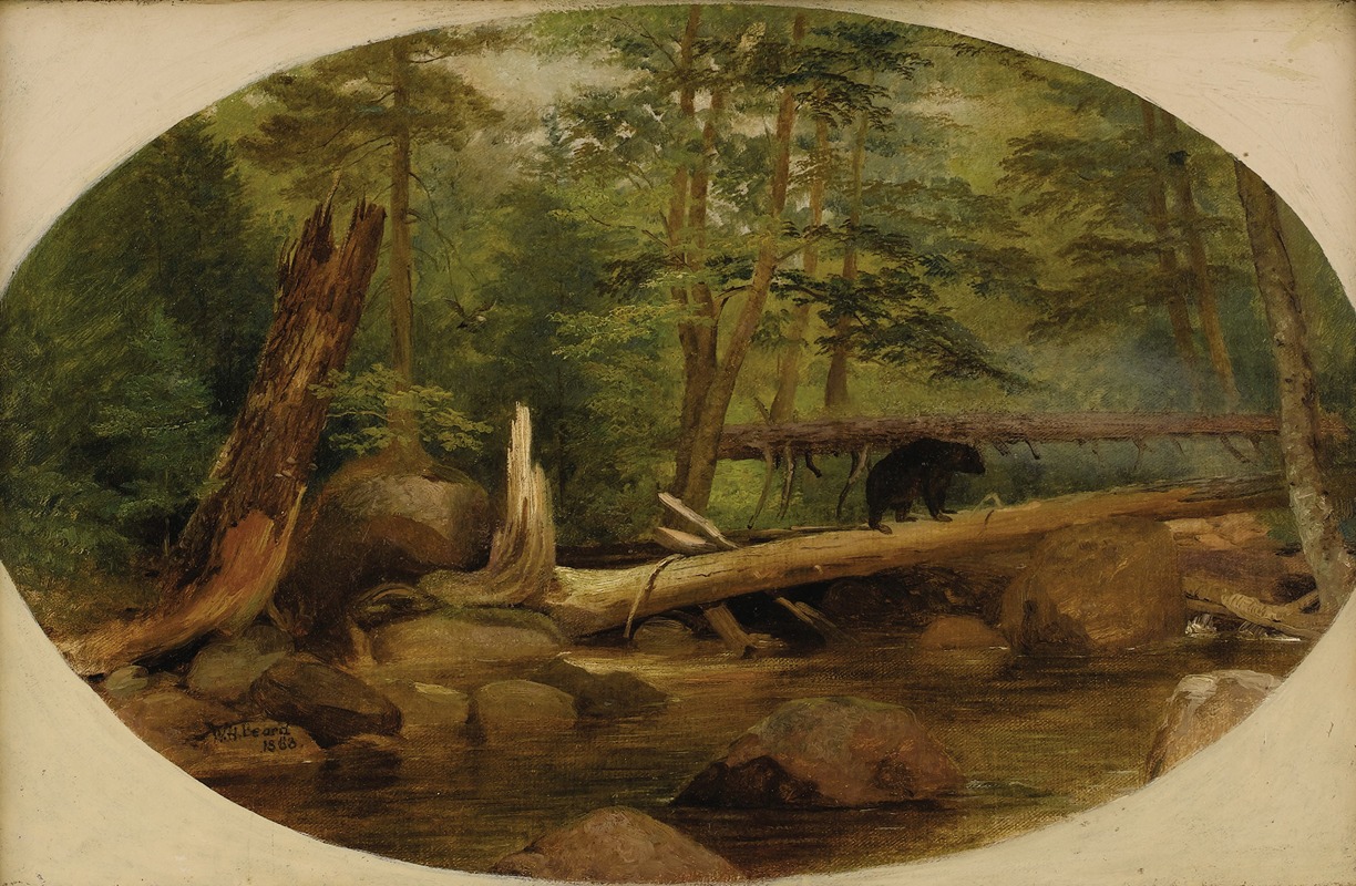 William Holbrook Beard - Bear in the Forest