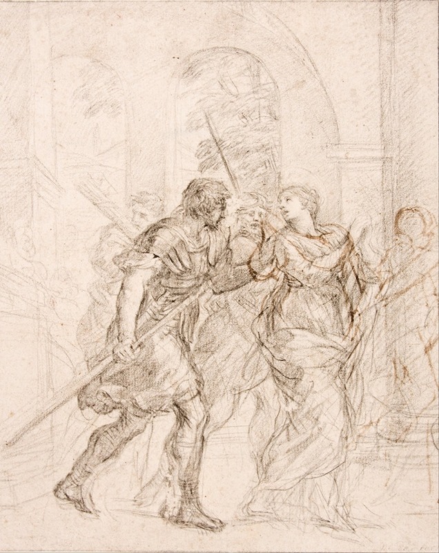 Pietro da Cortona - Saint Being Led to Her Martyrdom