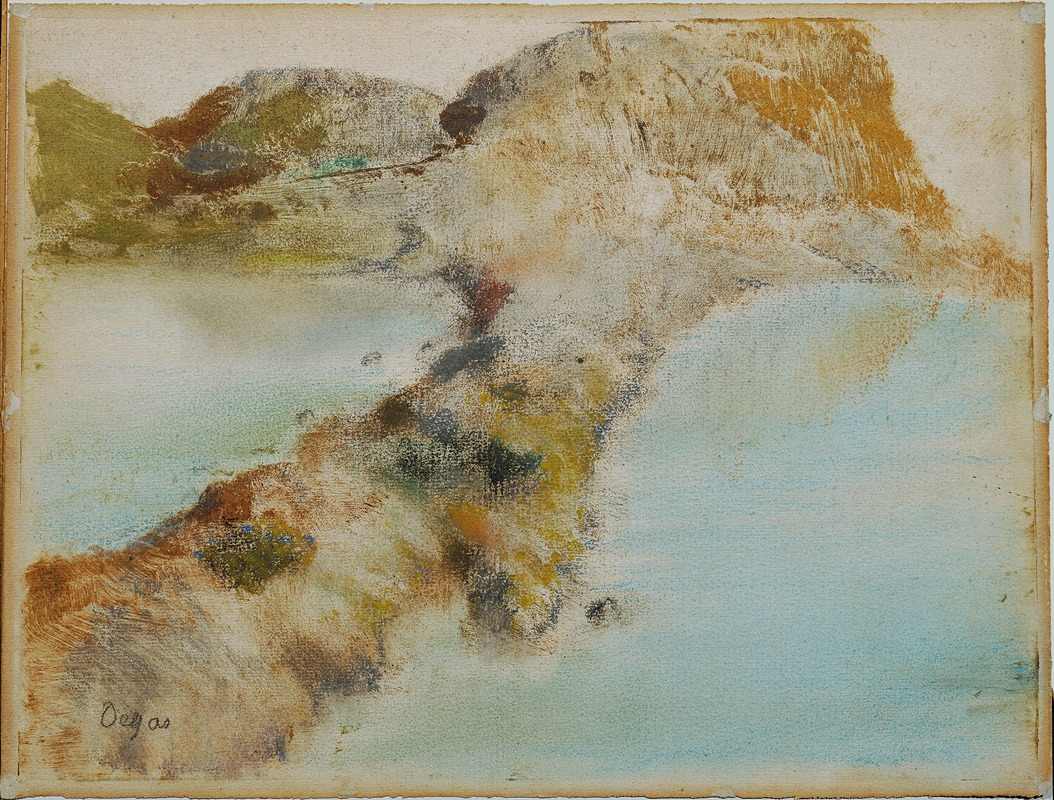 Edgar Degas - Rocky coast