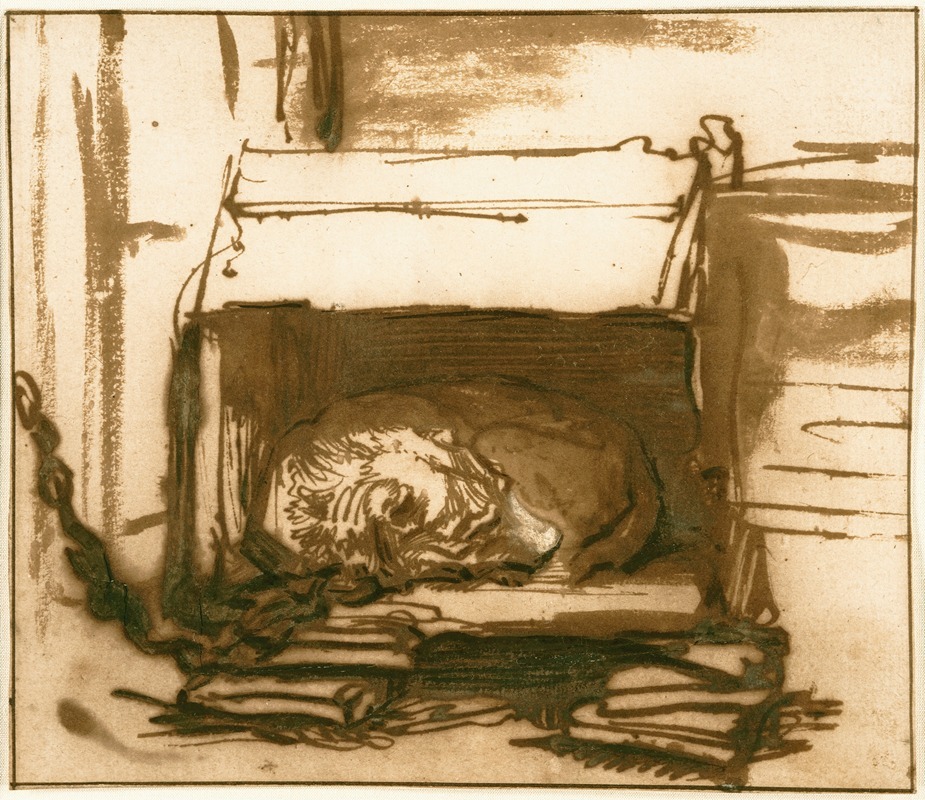 Rembrandt van Rijn - Sleeping Watchdog
