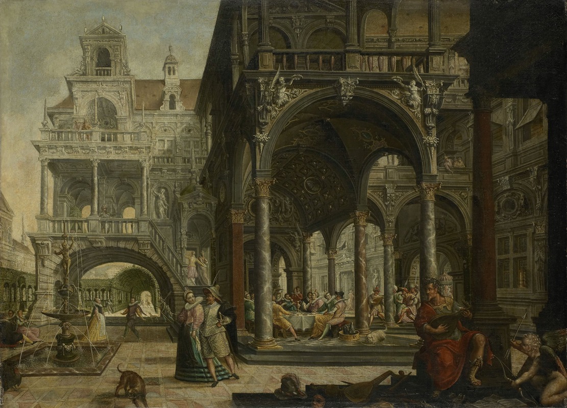 Hendrick Aerts - Imaginary Renaissance Palace